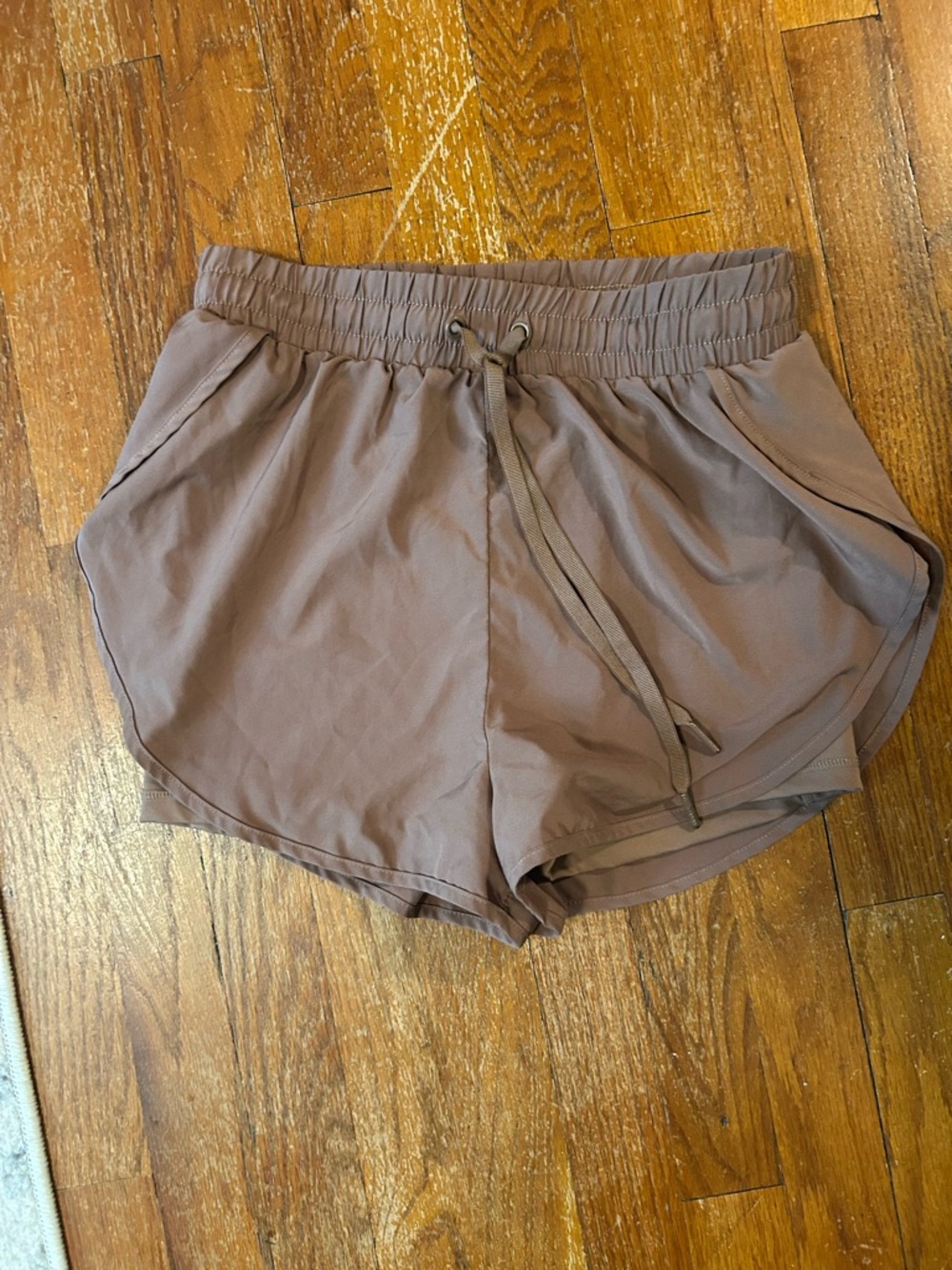 BuffBunny Women's Athletic Drawstring Shorts in Mauve